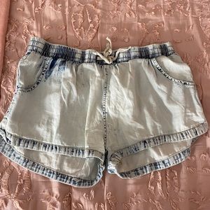 White washed shorts